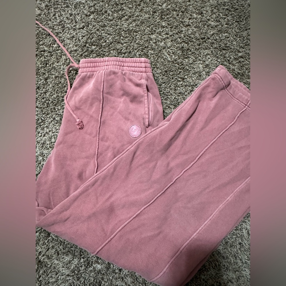 Victoria Secret Pink Premium Fleece Wide-Leg Pants - Picture 4 of 8